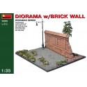 1:35 Diorama with Brick Wall