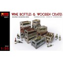 1:35 WINE BOTTLES & WOODEN CRATES