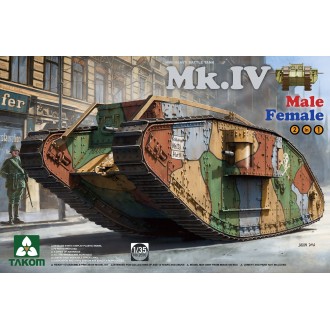WWI Heavy Battle Tank Mark IV 'Female' 1:35 