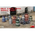 1:35 MILK CANS WITH SMALL CART