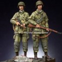 1/35 US 101st Airborne Trooper WWII - 2 figs