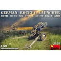 GERMAN ROCKET LAUNCHER with 28cm WK Spr & 32cm WK Flamm