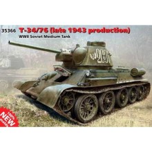 1:35 WWII Soviet Medium Tank T-34/76