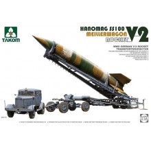 1:72 WWII German V-2 Rocket Transporter/Erector Meillerwagen+Hanomag SS100