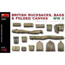 1:35 BRITISH RUCKSACKS, BAGS & FOLDED CANVAS WW2