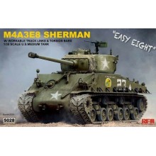 1:35 SHERMAN M4A3E8 W/Workable Track links
