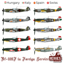 BF-109F in Foreign Service – DECALS 1:48