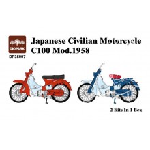 1:35 C100 Mod1958 Japanese Civilian Motorcycle