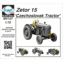 1:72 Zetor 15 Czechoslovak Tractor
