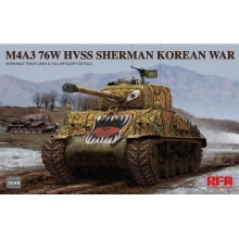 PRE-ORDER 1:35 M4A3 76W HVSS Sherman with full interior & workable track links