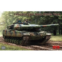 1:35 Leopard 2A6 Main Battle Tank with workabletrack links (without interior)