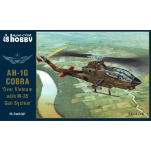PRE-ORDER AH-1G Cobra Over Vietnam with M-35 Gun System Hi-Tech Kit 1:48