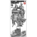 PRE-ORDER German Submariners & Commanders in action (SET 6 resin figures)