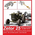 1:48 Zetor 25 'Military w/Towbar for MiG 15/17s'