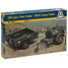 250 gal.s Tank Trailer - M101 Cargo Trailer
